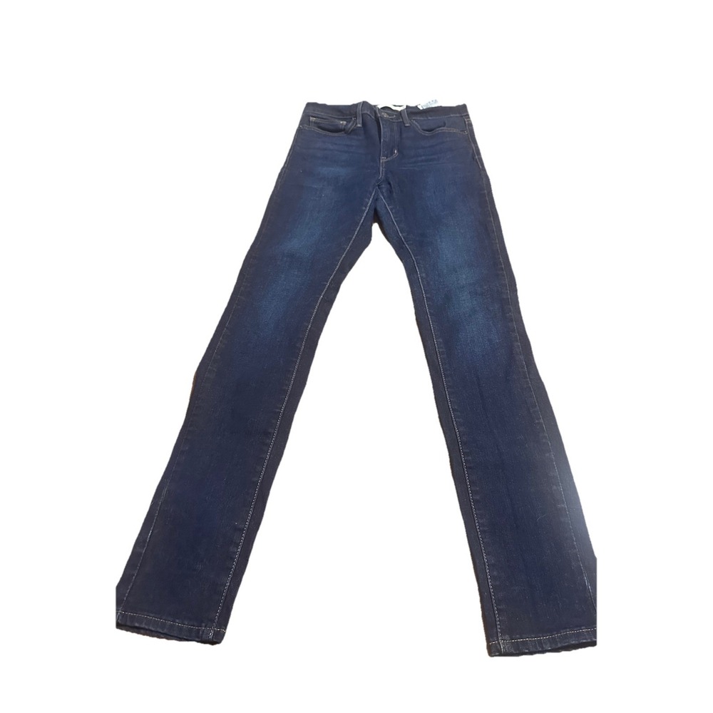 Levi's‎ Womens Blue Pockets Shaping Slim Denim Skinny Jeans Size 28